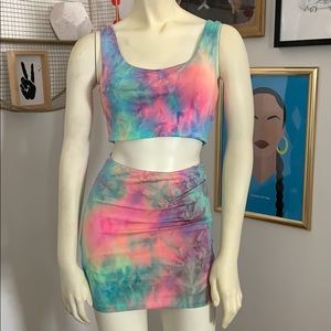Tie dye two piece set